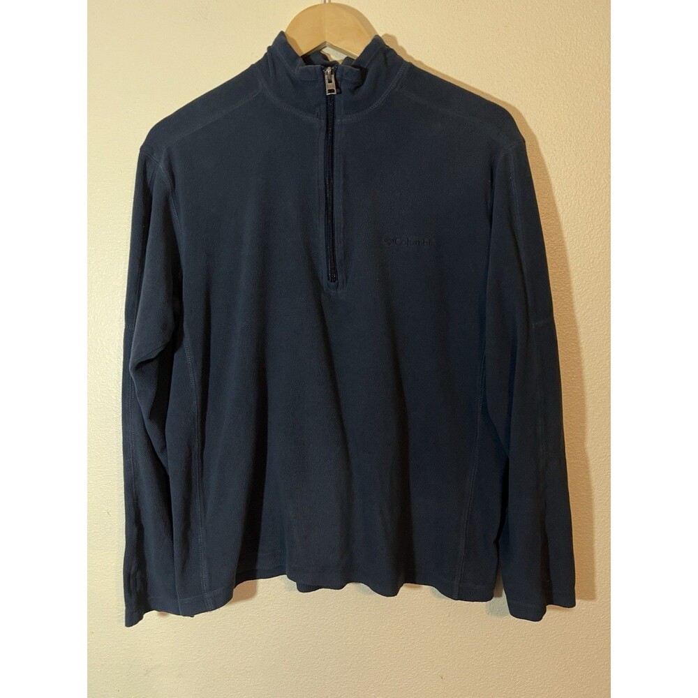 Columbia Men's 1/3 Zip Lightweight Fleece Pullover - Size Medium